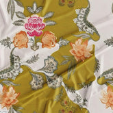 Floral Wholesale Digital Printed Fabric for Dress & Cloth